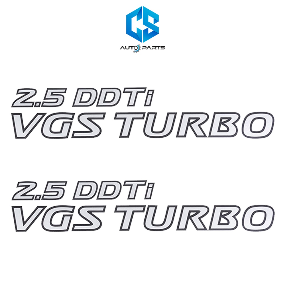 สติ๊กเกอร์-2-5-ddti-vgs-turbo-ติดข้างประตูรถ-nissan-np300-navara