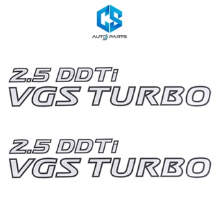 สติ๊กเกอร์ 2.5 DDTi VGS TURBO ติดข้างประตูรถ Nissan NP300 Navara