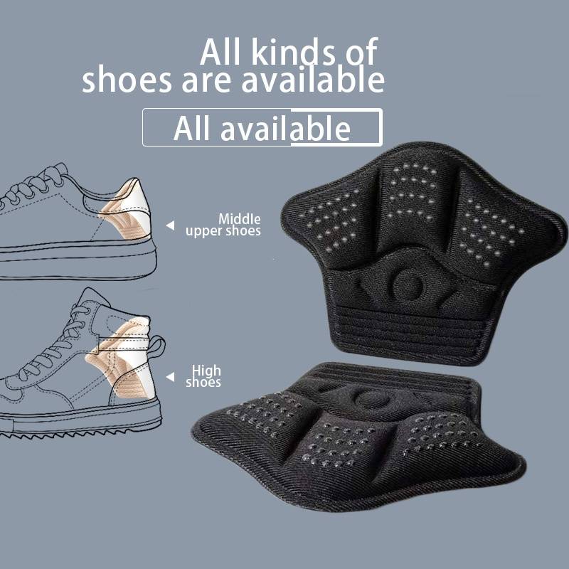 ภาพสินค้าแผ่นกันกันรองเท้ากัด(1คู่) เสริมแก้หลวม เนื้อนิ่ม พร้อมส่งจากไทย ราคาต่อคู่ จากร้าน ca_sneakers_shop บน Shopee ภาพที่ 3