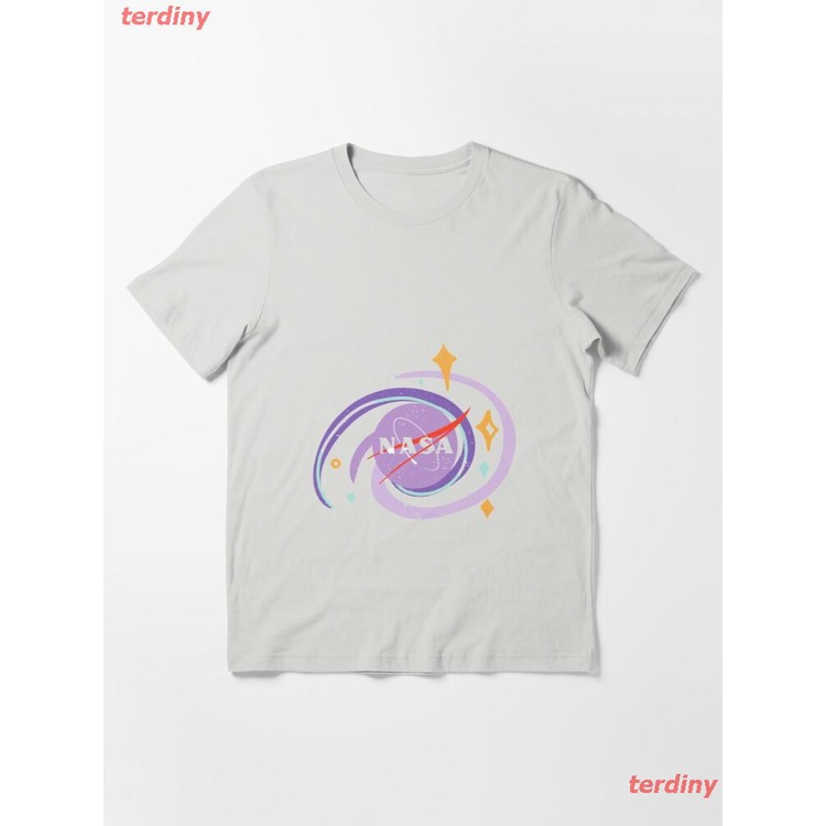 terdiny-เสื้อยืดยอดนิยม-nasa-logo-spiral-galaxy-essential-t-shirt-mens-womens-t-shirtskq-33