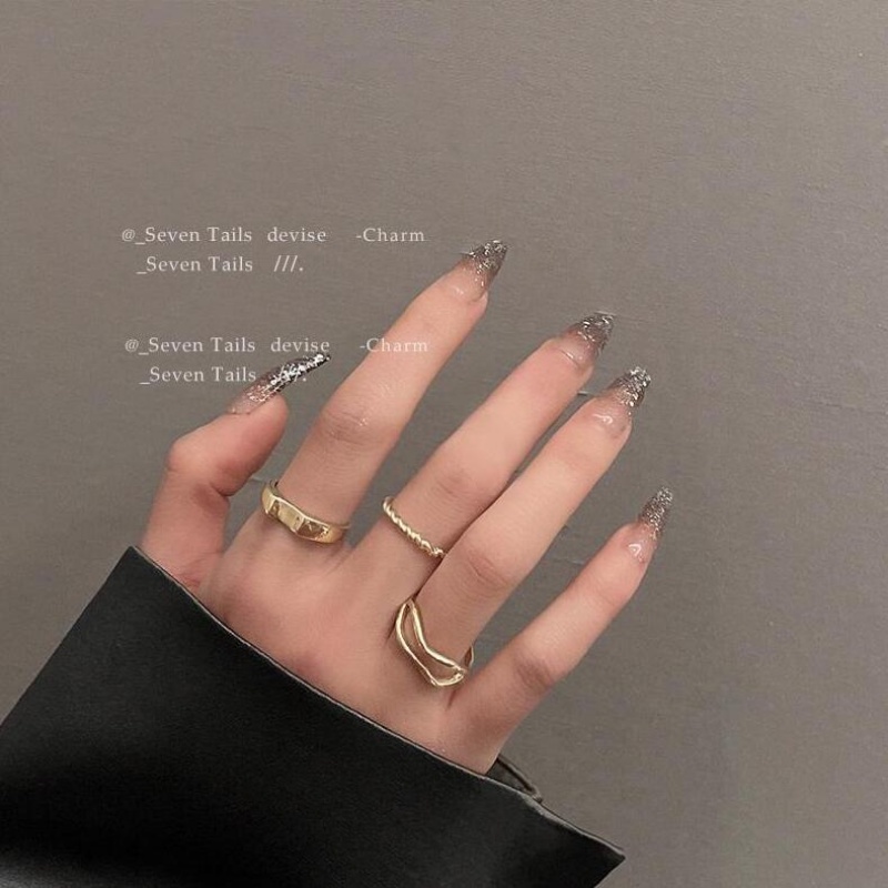 แหวนนิ้วมือ-เรียบง่าย-แฟชั่นสําหรับผู้หญิง-3-ชิ้น-ชุด-เครื่องประดับเด็กผู้หญิง-สวัสดี
