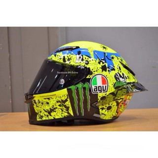 หมวกกันน็อค งาน1:1 เหมือนแท้  8M online เต็มใบป้องกันศีรษะกันกระแทก 46 MotoGP Full face helmet for big bikes ทรงสปอร์ต