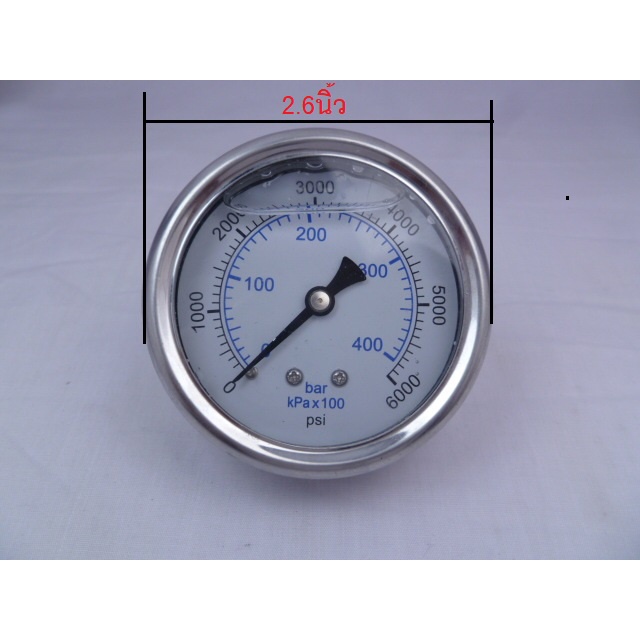 pressure-gauge-250-400-bar-สำหรับปั้มแรงดันทั่วไปขนาดเกลียว14mm