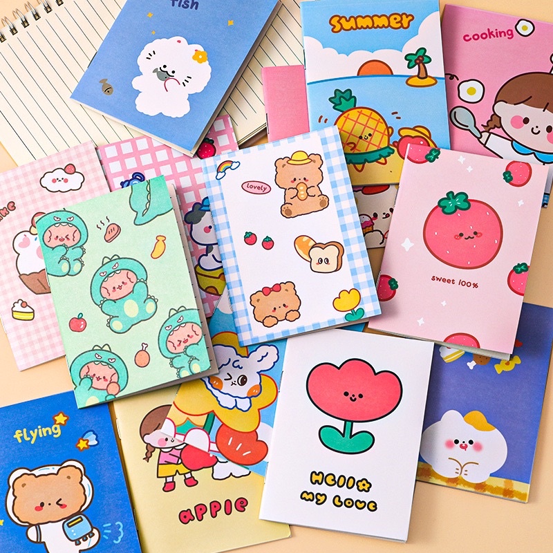 สมุดจดบันทึกเล่มเล็ก-ลายการ์ตูน-sj1155