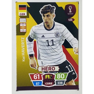 การ์ดนักฟุตบอล Kai Havertz ฟุตบอลโลก world cup 2022 การ์ดสะสม Germany การ์ดนักเตะ เยอรมัน เยอรมนี