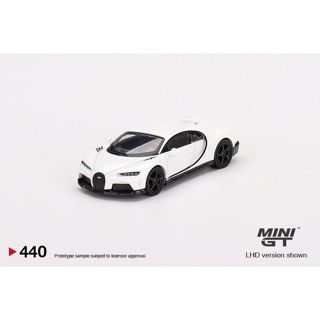 Mini GT No. 440-L Bugatti Chiron Super Sport White