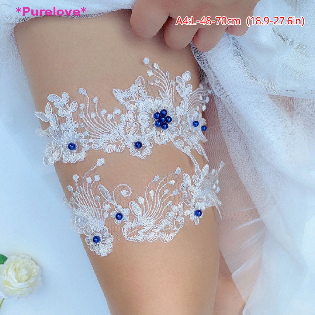 purelove-gt-2pcs-wedding-garter-lace-beads-embroidery-flower-sexy-garters-women-female-bride-thigh-ring-bridal-lace-leg-ring-loop-new