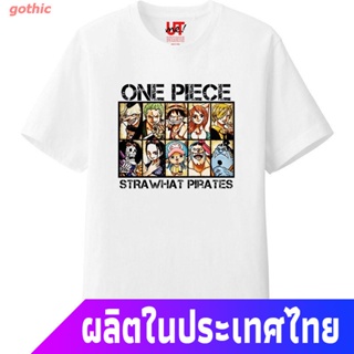 gothic เสือยืดผู้ชาย เสื้อบอดี้โ Uniqlo Ut One Piece เสื้อยืดคอกลมแขนสั้น Juvenile Casual T-Shirt_33