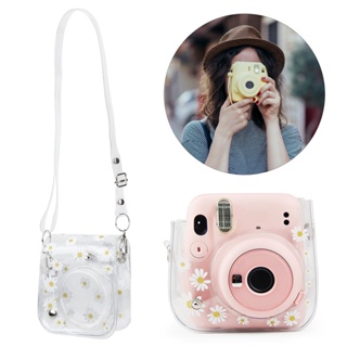 เช็ครีวิวสินค้ากระเป๋ากล้อง Pvc ขนาดเล็กพร้อมสายคล้องไหล่สําหรับ Fujifilm Instax Mini 11/9/8