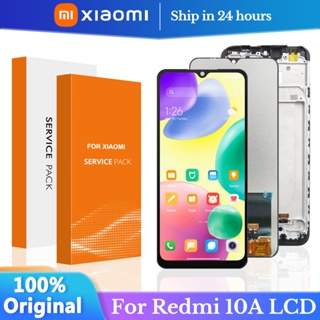 6.53&amp;#39;&amp;#39; อะไหล่หน้าจอสัมผัสดิจิทัล LCD พร้อมกรอบ แบบเปลี่ยน สําหรับ Xiaomi Redmi 10A Redmi 10A