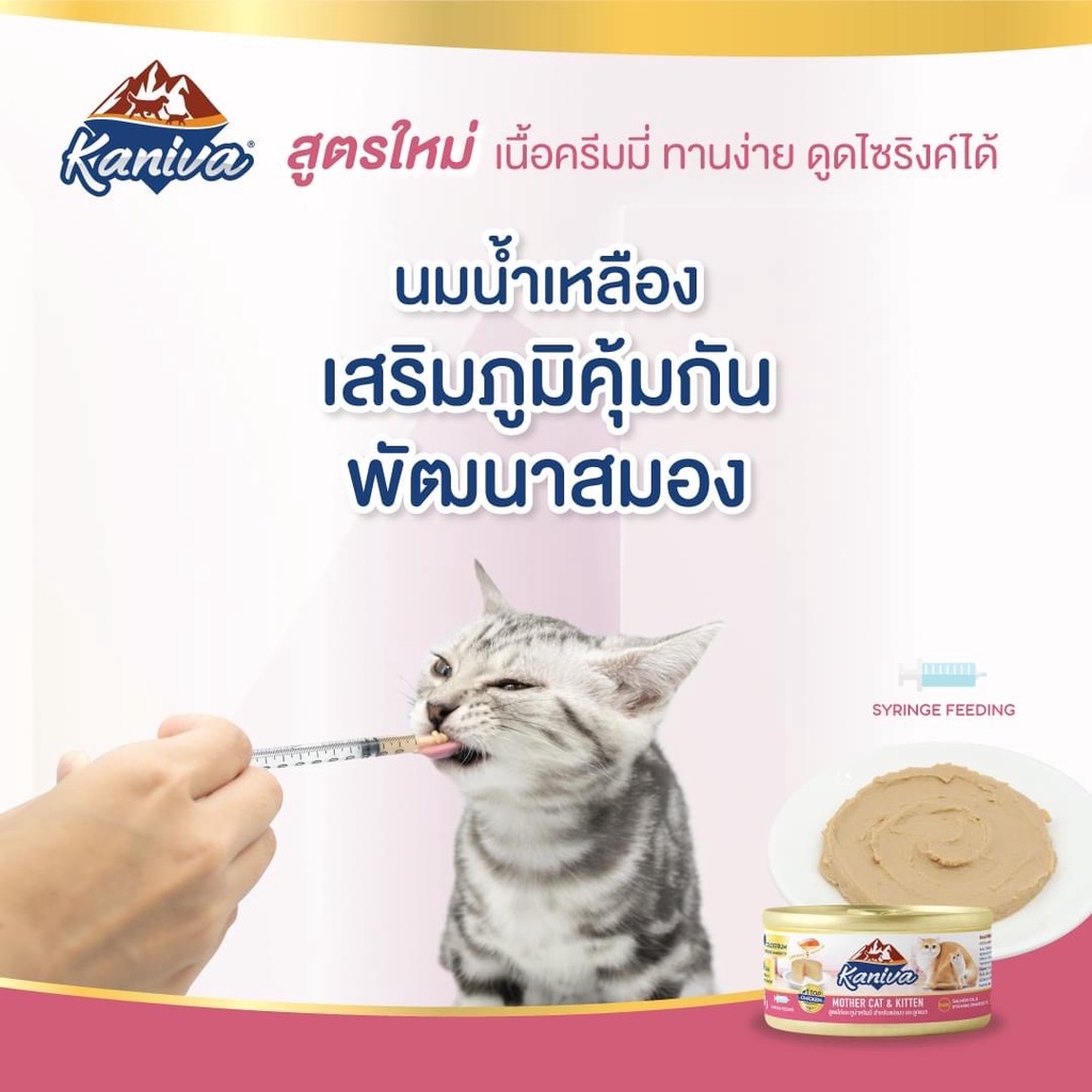 kaniva-คานิว่า-mother-amp-kitten-กระป๋อง-80-170g-ยกลัง-อาหารลูกแมว-อาหารลูกแมวแรกเกิด