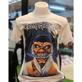 [ปรับแต่งได้]สไตล์มินิมอล IRON MAIDEN เสื้อวงดนตรีร็อคต่างประเทศ เสื้อชาวร็อค ไม่มีตะเข็บขาง สรีนหน้าและหลังขับเนื้_19