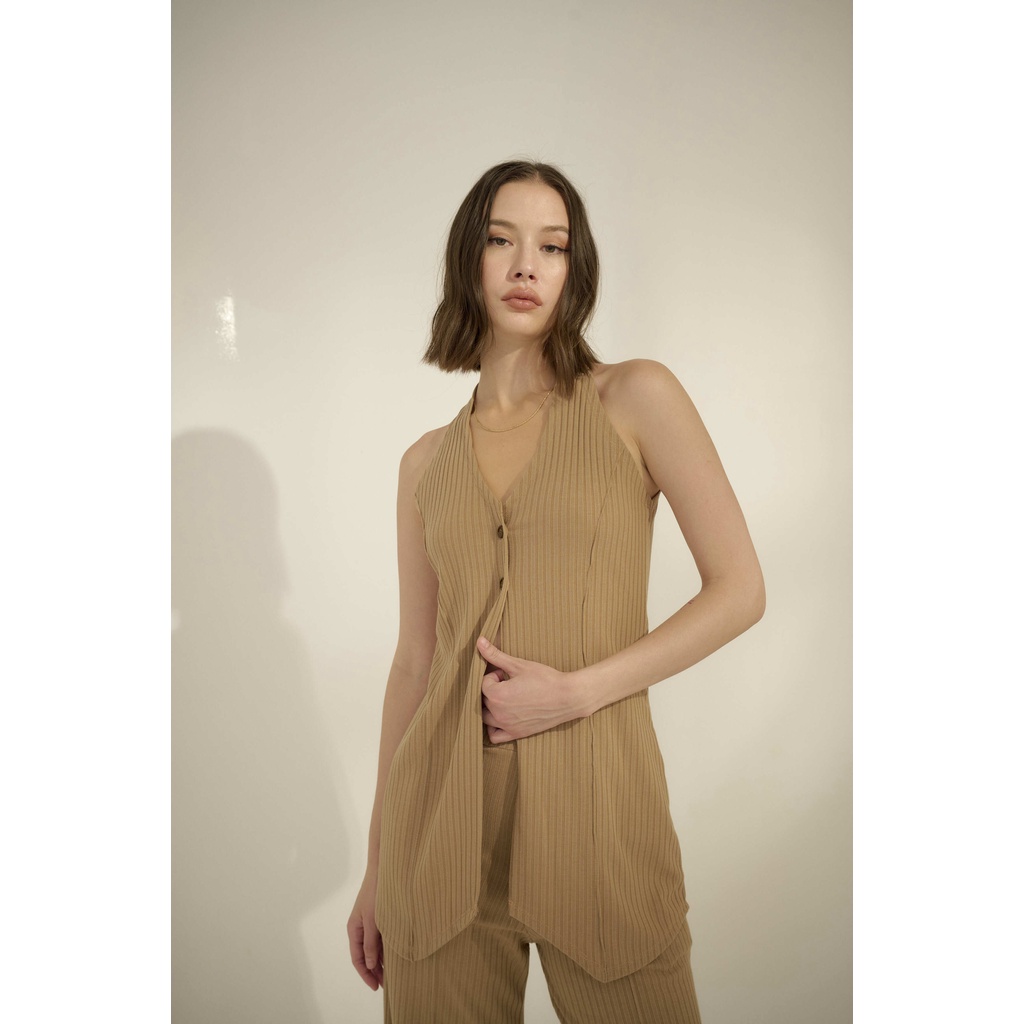 Bailey Vest | Cashew - FINAL SALE