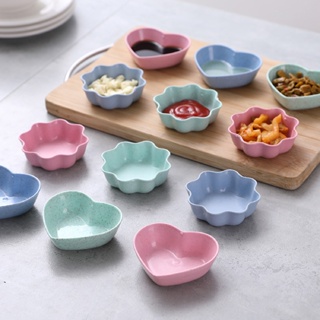 [B_398] Cute Heart Shape Sauce Smooth Surface Creative Sauce Holder for Daily Use