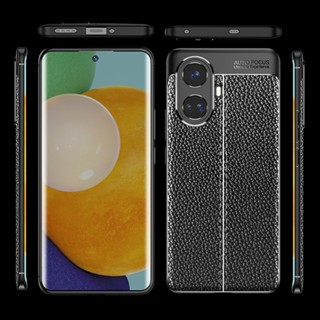 เคสโทรศัพท์ซิลิโคน TPU แบบนิ่ม ผิวลิ้นจี่ กันกระแทก สําหรับ Realme 10 Pro Plus 9i 5G Realme10 4G