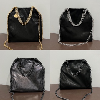 STELLA MACCARTNEY รุ่น Falabella Shaggy Deer Fold Tiny Tote 12 inch กระเป๋าถือ&amp;สะพายข้าง  พรีเมียม สไตล์แบรนด์เนม จุเยอะ