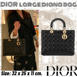 ดิออร์   DIOR  กระเป๋าถือ LADY DIOR /กระเป๋าสะพายข้าง