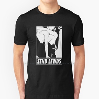 [S-5XL]Send Lewds | Character 2 T Shirt 100% Cotton Hentai With Senpai Ecchi Material Send Lewds Manga Oppai Cute W_12