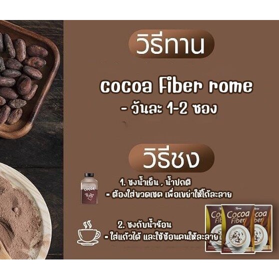 แท้ทั้งร้าน-แบ่งขายโกโก้โรมลดน้ำหนัก-คุมหิว-ผิวสวย-cocoa-fiber-rome