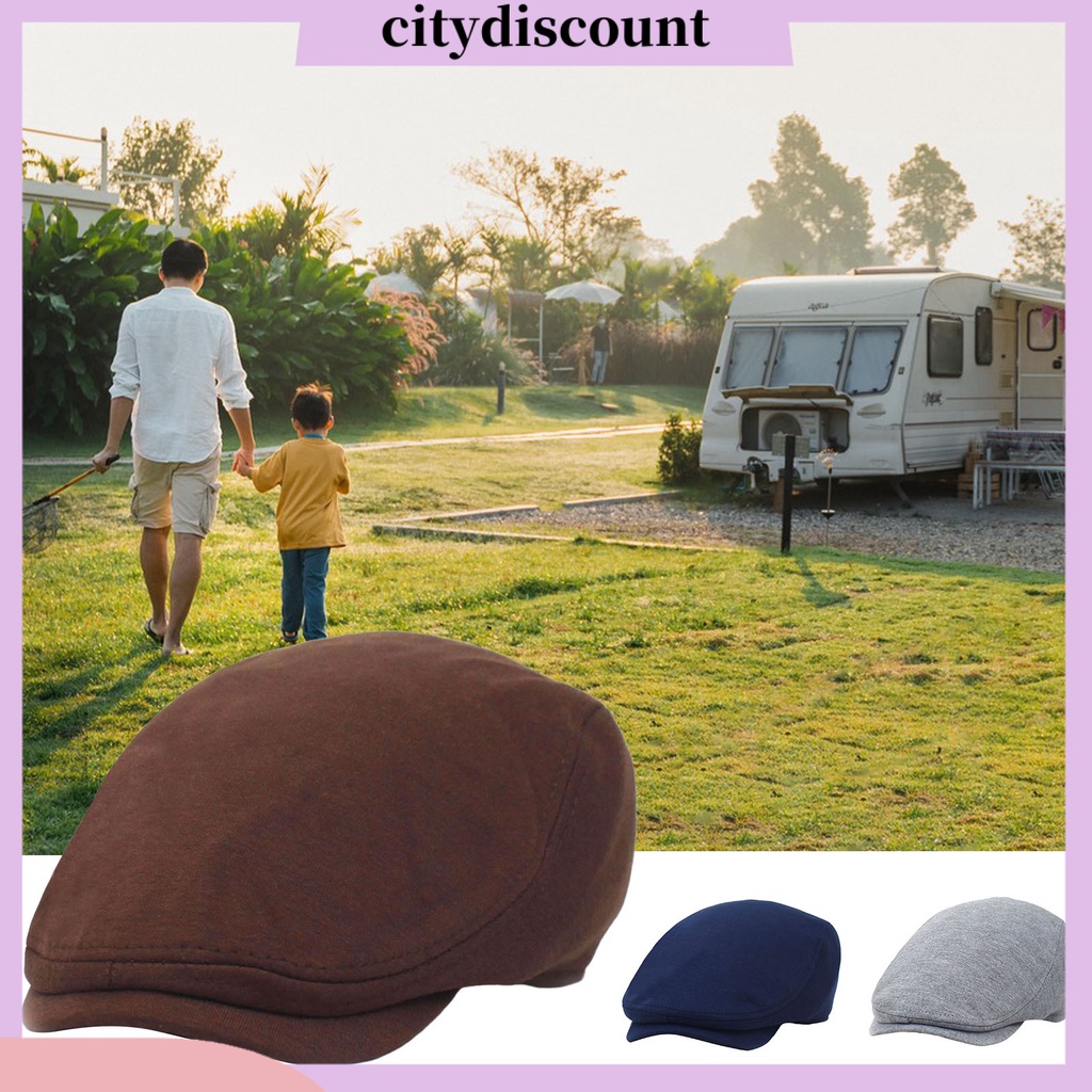 lt-citydiscount-gt-หมวกเบเร่ต์-กันแดด-ระบายอากาศ-ทนทาน-ล้างทําความสะอาดได้-สําหรับผู้ชาย