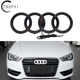 สติกเกอร์โลโก้ Audi LED 4 วงแหวน ด้านหน้า และด้านหลัง สําหรับ Audi A6 A5 A4 A7 A8 A3 A1 Q2 Q5 Q7 1 ชิ้น