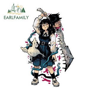 Earlfamily สติกเกอร์ไวนิล ลายการ์ตูนอนิเมะ Genshin Impact 13 ซม. × 8.8 ซม. สําหรับติดตกแต่งรถยนต์ แล็ปท็อป