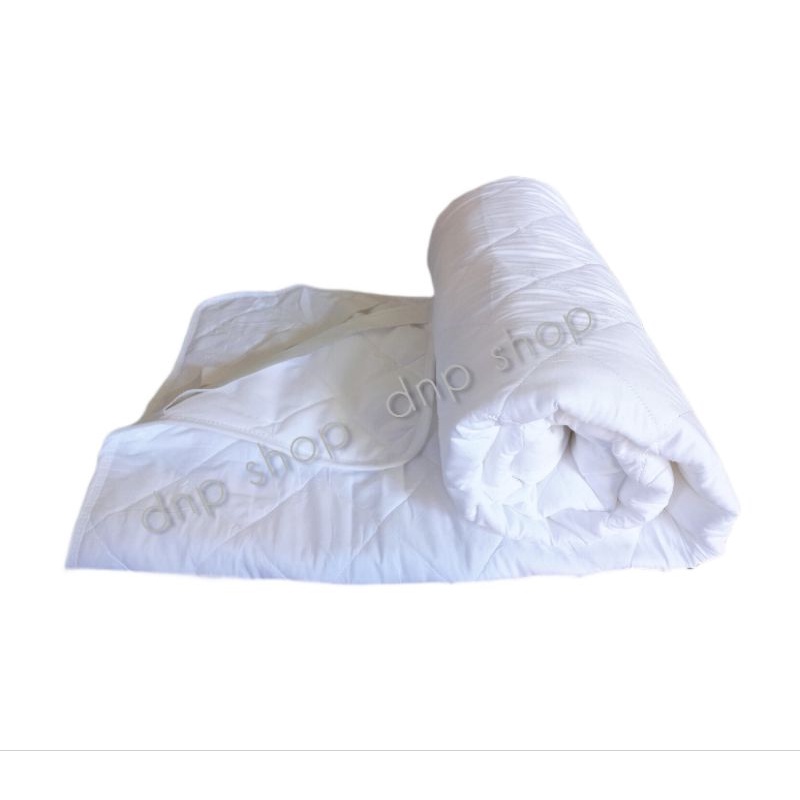 ผ้ารองกันเปื้อนที่นอน-ผ้ารองกันเปื้อนโรงแรม-สีขาว-ขนาด-3-5-ฟุต-110x200-ซม-รัดมุมด้วย-elastic-4-ด้าน