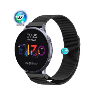 Realme DIZO Watch R สายสนทนา สายโลหะ สายรัดข้อมือกีฬา realme Techlife DIZO Watch R Talk GO สายรัดข้อมือ realme DIZO Watch R สายสแตนเลส