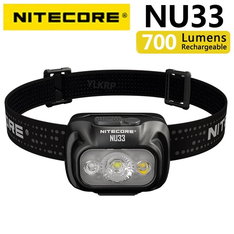 nitecore-nu33-700-lumens-ไฟหน้า-แหล่งกําเนิดแสงสามชั้น-รองรับการชาร์จ-usb