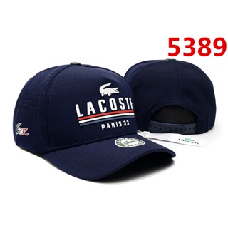 Lacoste หมวกแก๊ป ปักลาย 3D คุณภาพสูง สไตล์คลาสสิก สําหรับผู้ชาย และผู้หญิง