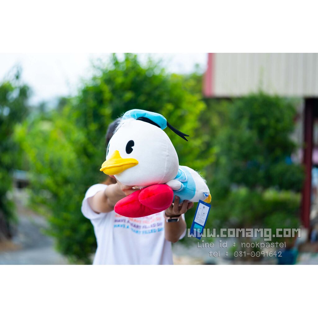 ตุ๊กตา-donald-duck-เป็ดโดนัลดั๊กกอดหัวใจ-ลิขสิทธิ์แท้