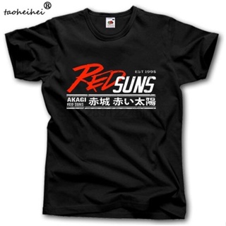 เสื้อยืด พิมพ์ลาย INITIAL D SHIRT S-XXXL RED SUNS ANIME DRIFT JAPAN WRX RACING ROKU HACHI ของขวัญ สไตล์ฮิปฮอป มาใหม่