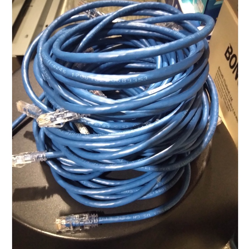 CAT6 NetConnect Patch Cord แท้มือสองสภาพดีส่งความเร็วที่ 10Mbps ...