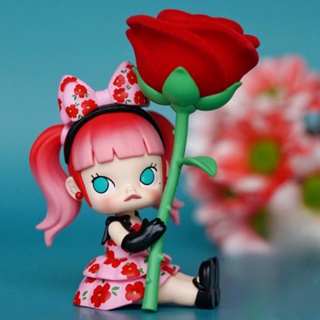 【ของแท้】POPMART Molly Flower Dreaming Series กล่องสุ่ม ตุ๊กตาฟิกเกอร์ เครื่องประดับ ของขวัญ