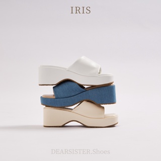 DEARSISTER.Shoes - IRIS รองเท้าส้นตึก2นิ้ว นุ่มมากๆ☁️🥰  (พร้อมส่ง)