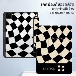 ส่งจากไทย for เคสไอแพด Pro11 2018/2019/2020 ฝาครอบอะคริลิคใส Gen10 10.9 2022 หลังPcใสแข็งกันงอ Gen7/8/9 10.2 ใส่ปากกาได