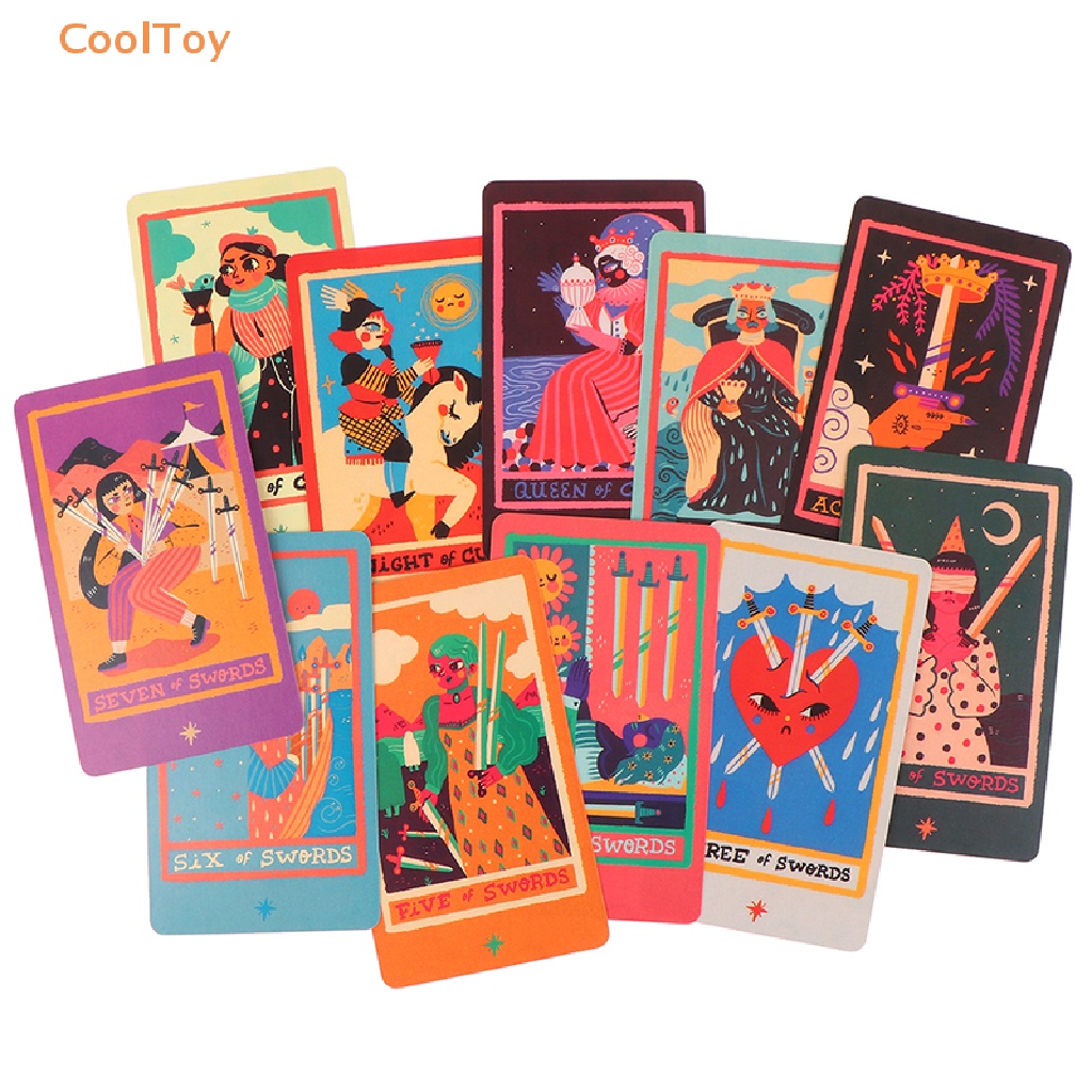 cooltoy-ไกด์ไกด์ไพ่ทาโรต์-ภาษาอังกฤษ-ฉบับไกด์นําโชค-สําหรับเล่นเกมกระดาน-1-ชุด