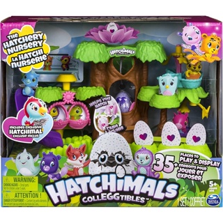 Hatchimals - Hatchery Nursery Playset with Exclusive CollEGGtible Hatchimals - ชุดเครื่องปั้นดินเผา พร้อมตัวต่อพิเศษ