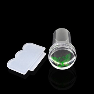 【AG】2Pcs Clear Stamper Scraper Mini Nail Art Image Transfer Manicure Tool