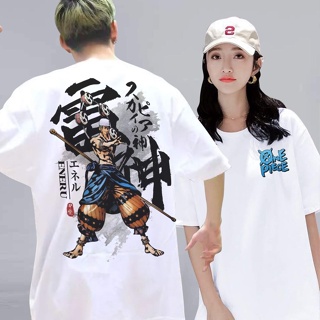 อะนิเมะ One Piece กราฟิกที unisex เสื้อยืดสีขาว Xtc_21