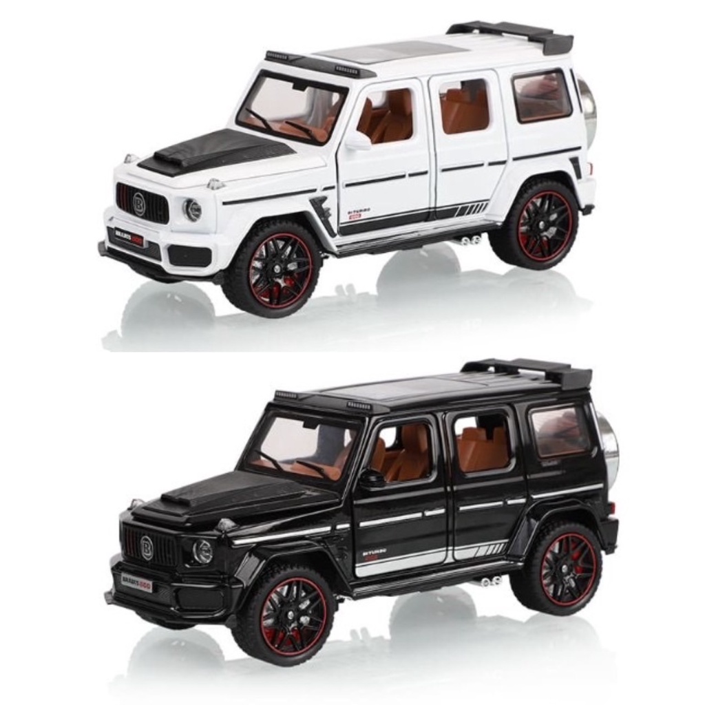 รถโมเดลเหมือนจริง-โมเดลรถ-brabus-g800-โมเดลรถบาบัส-เปิดประตูได้ทุกบาน-วัสดุทำจากเหล็กทั้งคัน