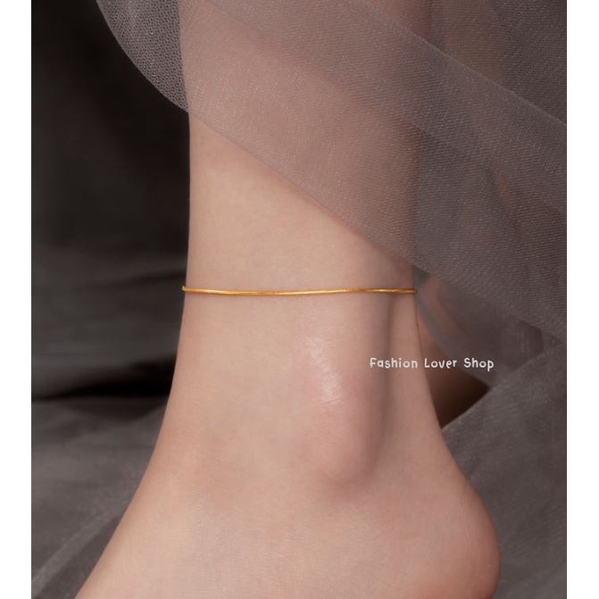 สร้อยข้อเท้า-สร้อยข้อเท้าสำหรับผู้หญิง-anklet-สร้อยข้อเท้าแฟชั่น-สร้อยข้อเท้าสแตนเลส-เรียบหรู