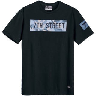 7th Street เสื้อยืด รุ่น PRG006 สีกรมท่า