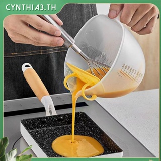 เครื่องกรองน้ำไข่ไข่กรองชามถ้วยตวงไข่ชามผสมกรองหน้าจอครีมถอดเบเกอรี่กรองสำหรับห้องครัวทำอาหาร Cynthia