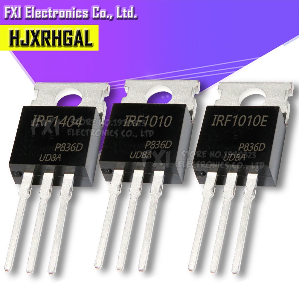 Lot De 10 Transistors MOSFET IRF3205PBF TO-220 – Compatible IRF3710, IRF4905, IRF5305, IRF8010 – Pour électronique De Puissance