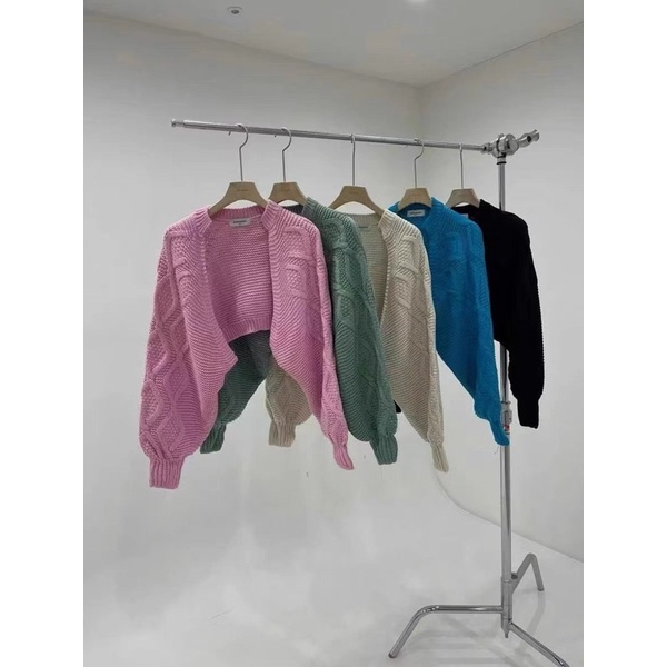 ใส่โค้ด-wymzxu-ลดทันที-15-han-cardigan-คาร์ดิแกนไหมพรม