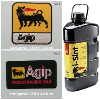 Agip ตัวรีดติดเสื้อ แจ๊คเก็ต อาร์ม  ยีนส์ Hipster Embroidered Iron on Patch  DIY