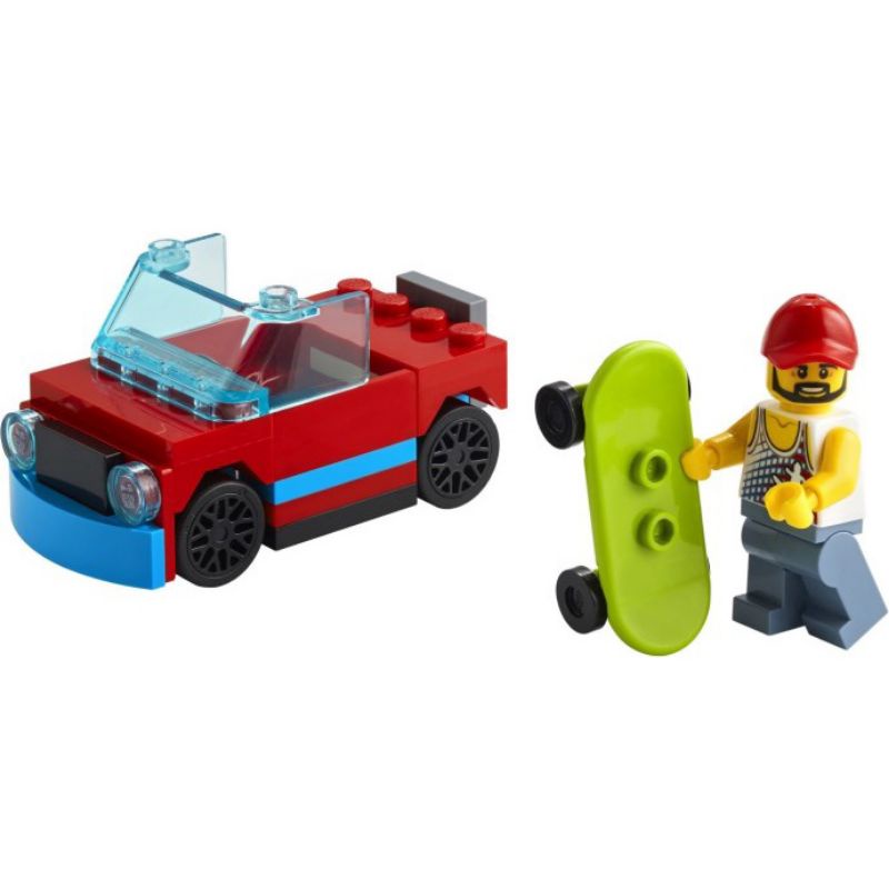 lego-city-30568-skater-and-car-polybag-เลโก้ใหม่-ของแท้-พร้อมส่ง