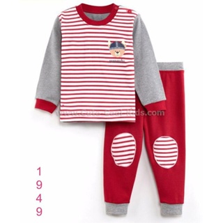 L-PJB-1949 ชุดเด็กผู้ชายลายหมีสีแดง Size-120 (5-6Y)