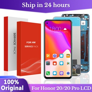6.26&amp;#39;&amp;#39; อะไหล่หน้าจอสัมผัสดิจิทัล LCD แบบเปลี่ยน สําหรับ Huawei Honor 20 YAL-L21 Honor 20 Pro YAL-L41